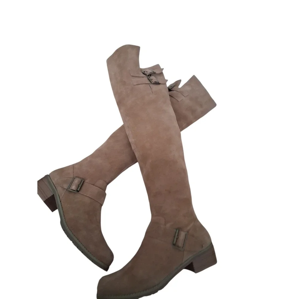 Sole‎ Society Over the Knee Womens size 9.5M Umber Fairygrunge Indie Suede Boots